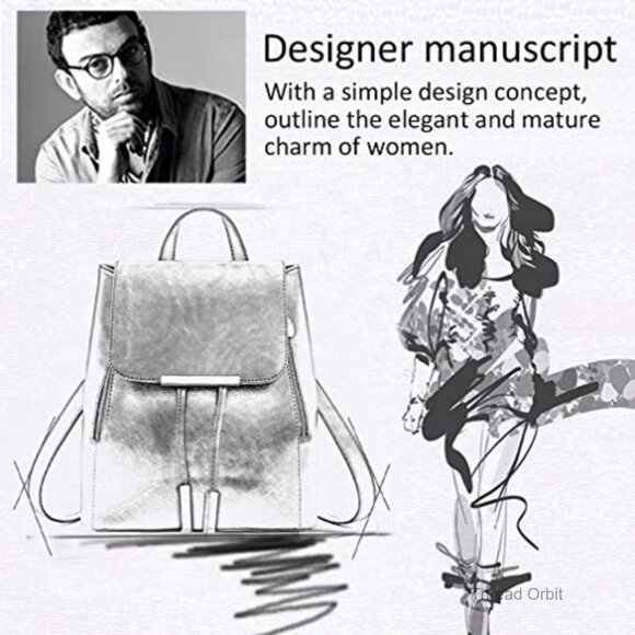 PU Leather Fashion Backpack Daypack with Anti-Theft Pockets Adjustable Straps main image 4
